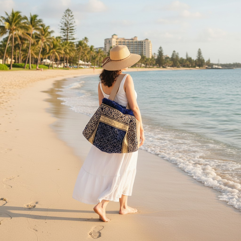 Luxe Velvet Carryall - Iosifina Stars