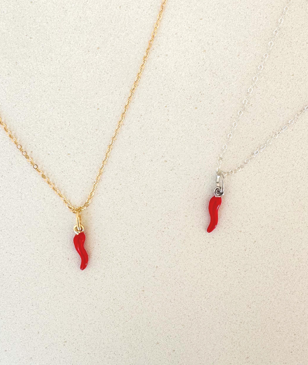 Classico Cornicello Rosso Necklace - Destino The Label