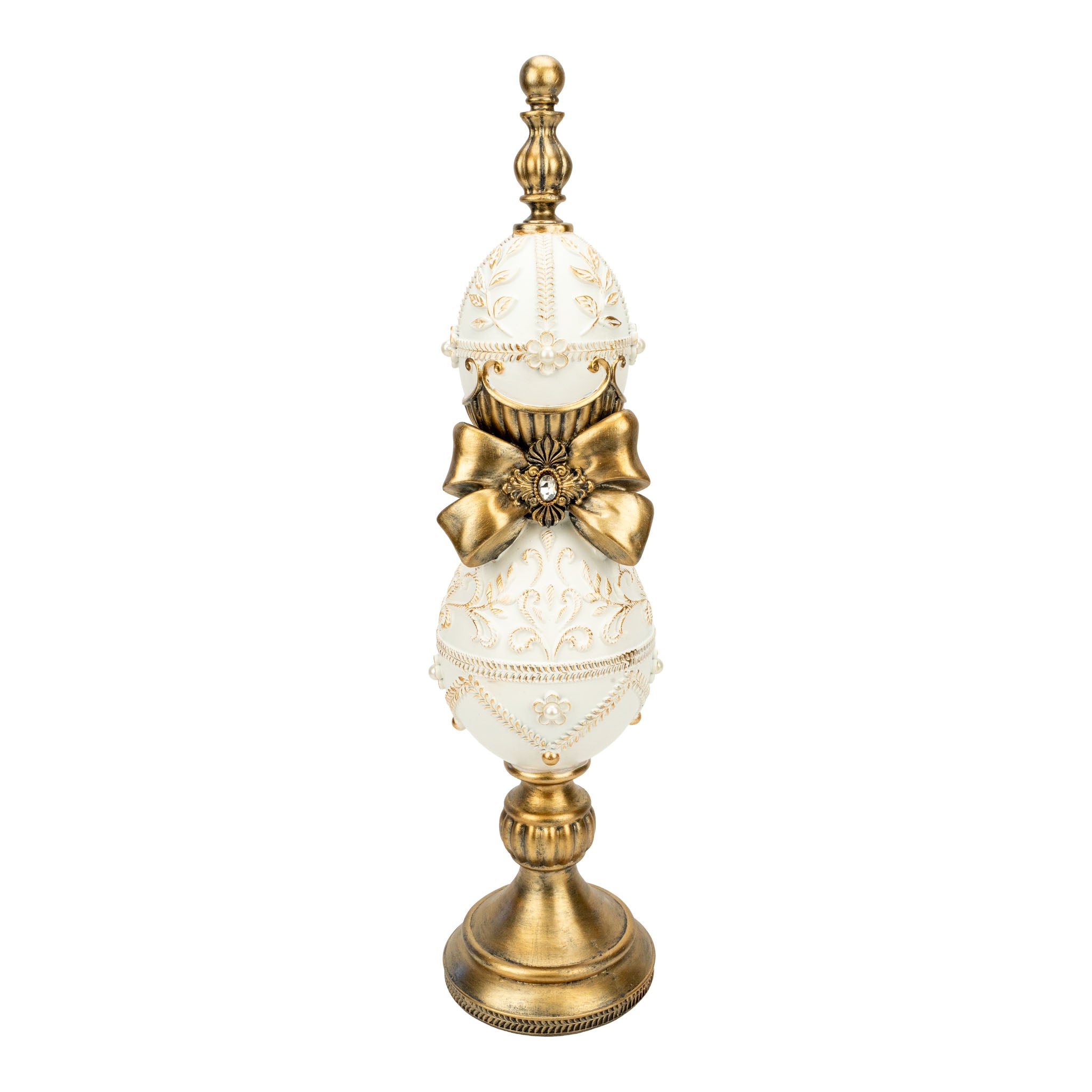 55.7cm Elegant Tiered Egg Finial