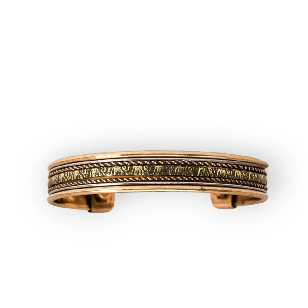 Elephant Carving - Premium Copper Magnetic Bracelet