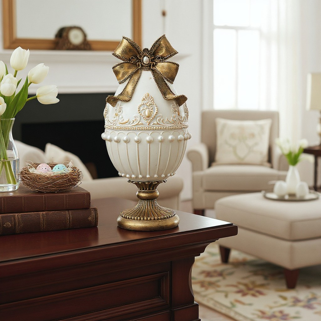 30.5cm Elegant Bow Egg Finial