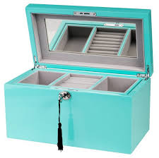 Jewellery Box - KIM (White) & TIFFANY (Turquoise)